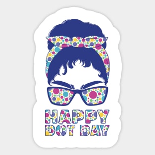 Happy Dot Day International Dot Day Colorful Youth Sticker